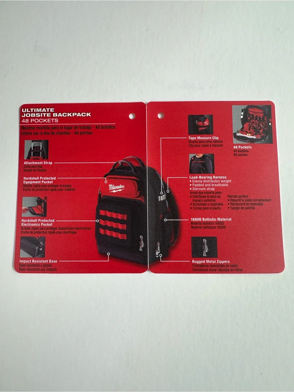 Milwaukee Ultimate Jobsite Backpack 15 in. Like New